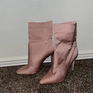 Pink boots